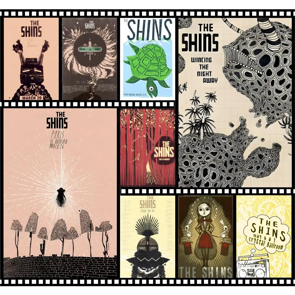 Breezy Introspective Music The Shins Poster Premium HD Decor Wall Art for Interior Room Makeover Home Accents Gift