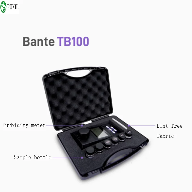 TB100 portable turbidity meter turbidity meter turbidity meter testing analyzer, with USB output of 4 turbidity units