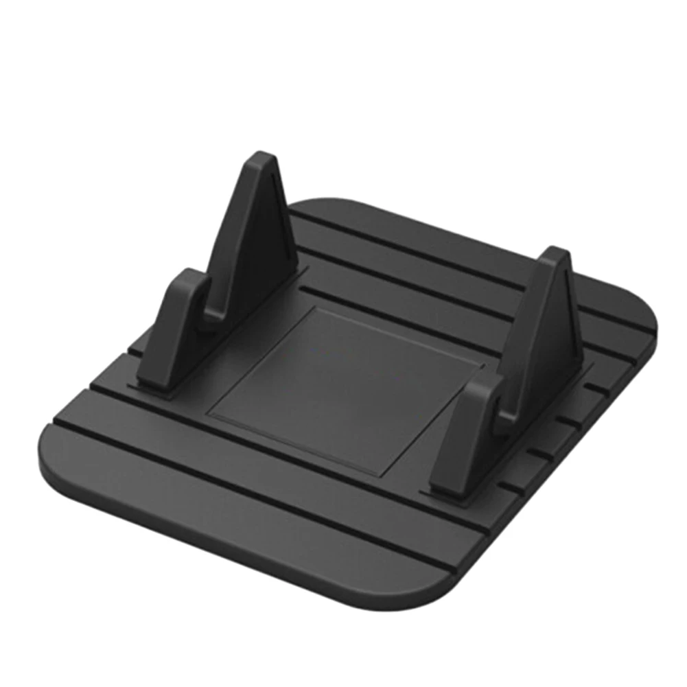 

Silicone Car Holder Mat Black Color Universal Fitment Easy to Clean and Reuse Provides Better Protection for Your Phone