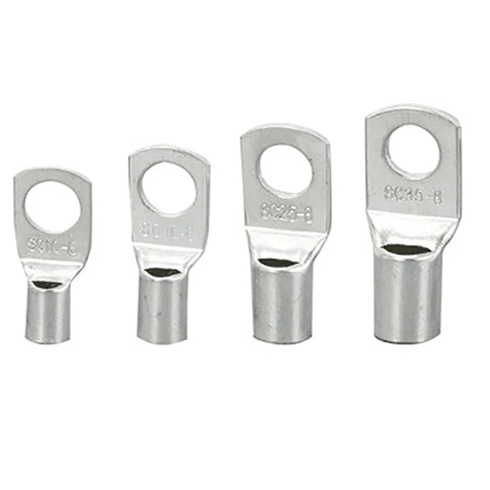 20pcs/lot SC 1.5~35mm2 Crimp Terminals Wire Welding Cable Connectors Kits SC16-8 SC16-12 SC35-12