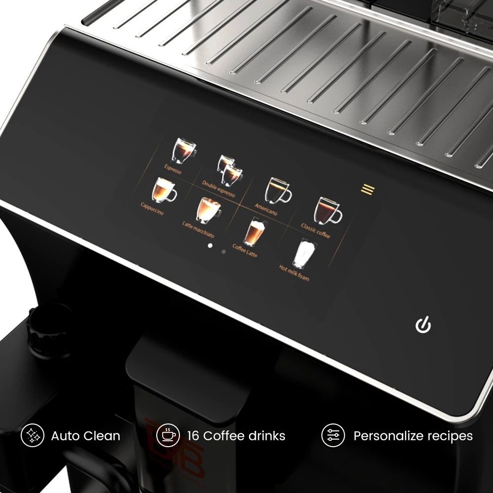 cilpoog WS 101+3 Business super autoatic coffee hine Touch screen to quick ake coffee with one touch