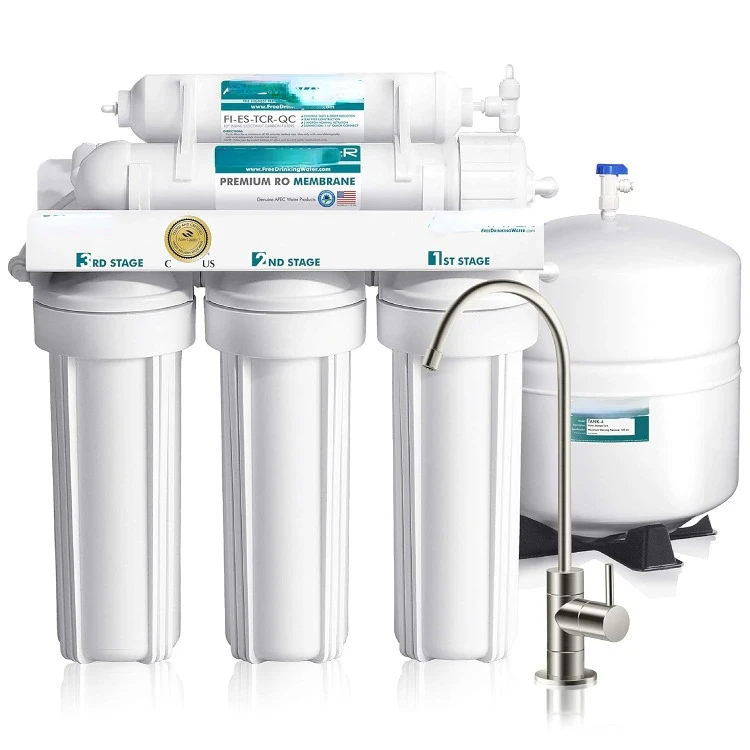 Systems ROES-50 Essence Series Top Tier 5-Stage WQA Certified Ultra Safe Reverse Osmosis Drinking Water Filter System