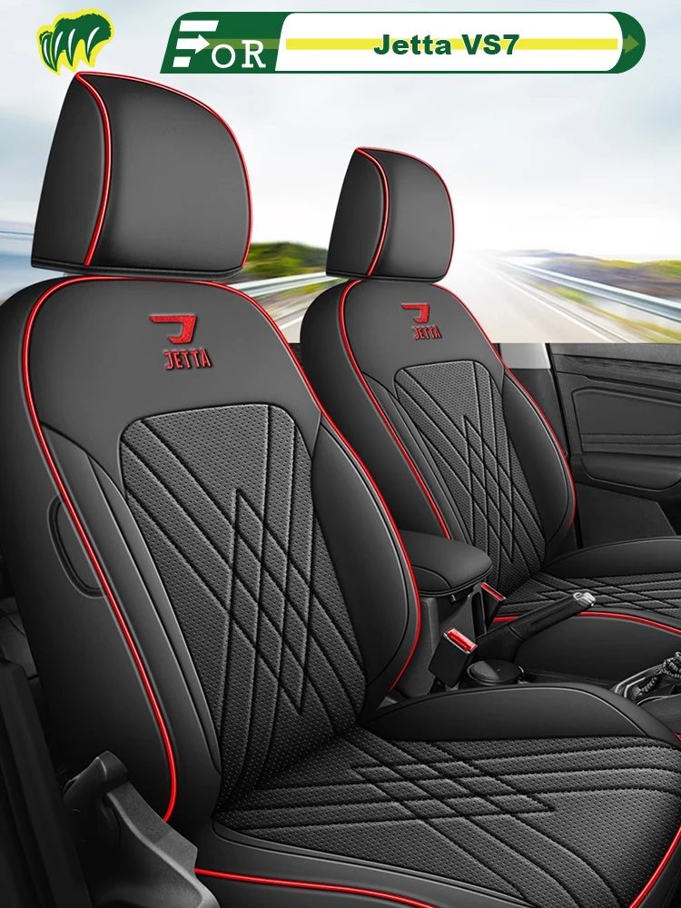 

For Left-Drive Car Seat Cover Of Jetta VS7 2020-2023 Custom Fit Seat Protector All Season Full Surrounded Interior Accessory