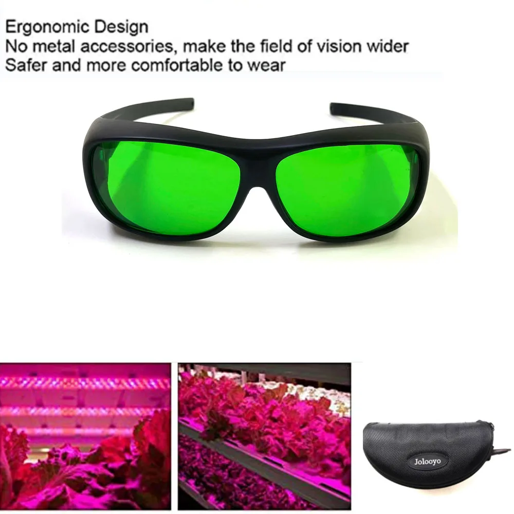 Safety Goggles, Protective Glasses, Indoor LED Grow Room Glasses UV Polarizing for Tent Greenhouse Hydroponics Plant Light