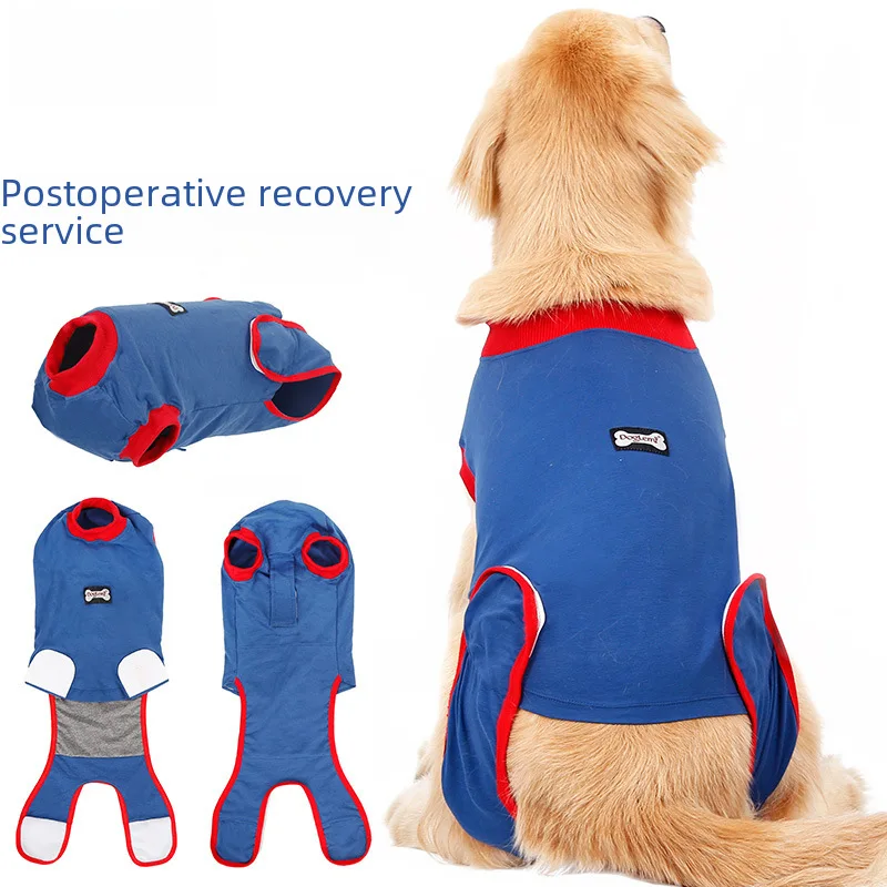 

After dog surgery sterilization pet clothes anti-licking anti-scratch dog clothing soft high elastic cotton pet supplies Puppy