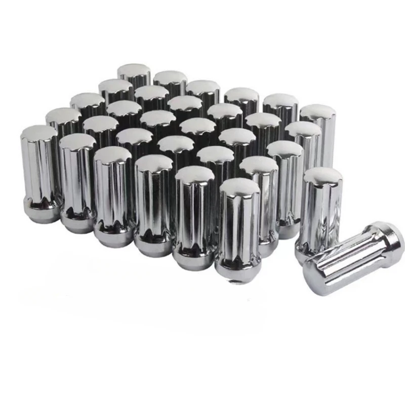 20pcs High Quality Anti-theft 51mm Security Steel Wheel Lock Lug Nuts Locking Nut Kit For Ford Raptor Jeep Adapter