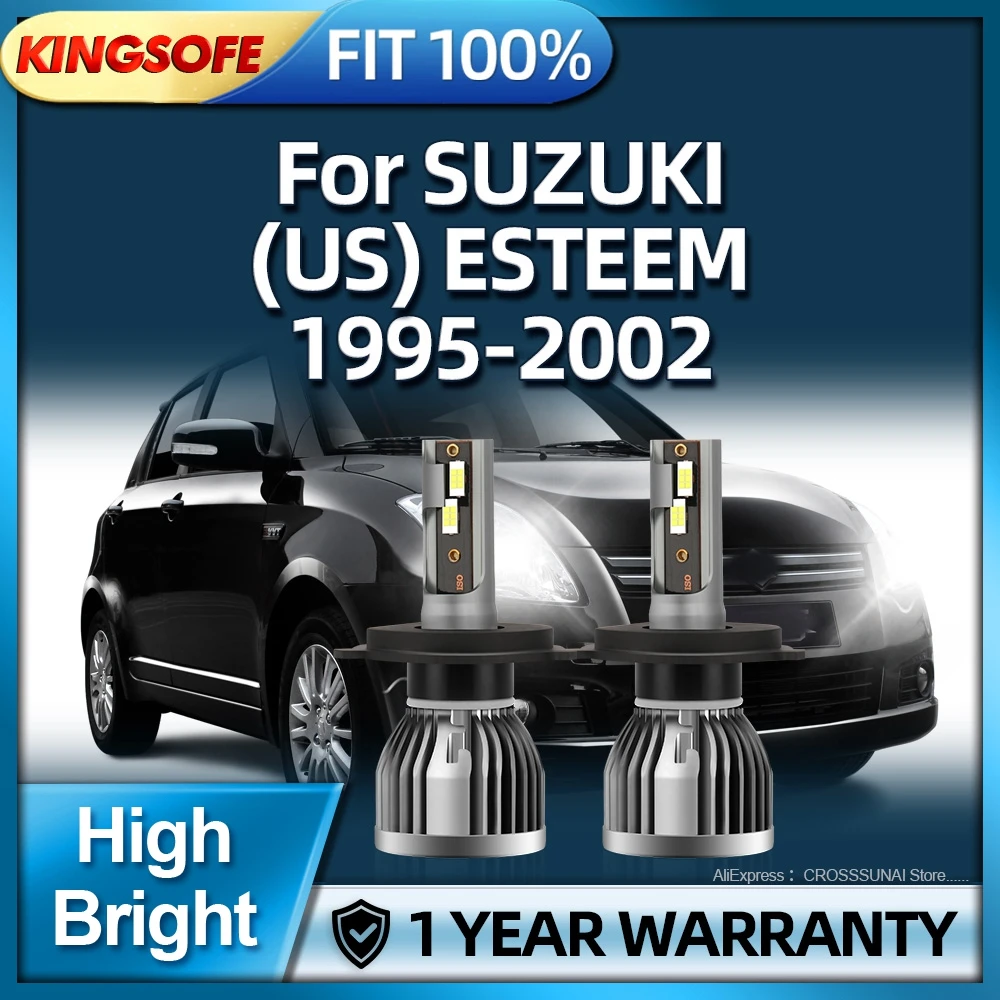 

Led 180W H4 Car Headlights Bulbs CSP Chip Auto Lamp with Fan For SUZUKI (US) ESTEEM 1995 1996 1997 1998 1999 2000 2001 2002