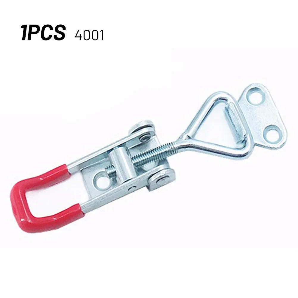 1Pcs GH-4001 100kg Toggle Clamp Quick Release Latch Fast Clip Heavy Duty Bench Clamp Hand Tool Holding Woodworking Circuit Board