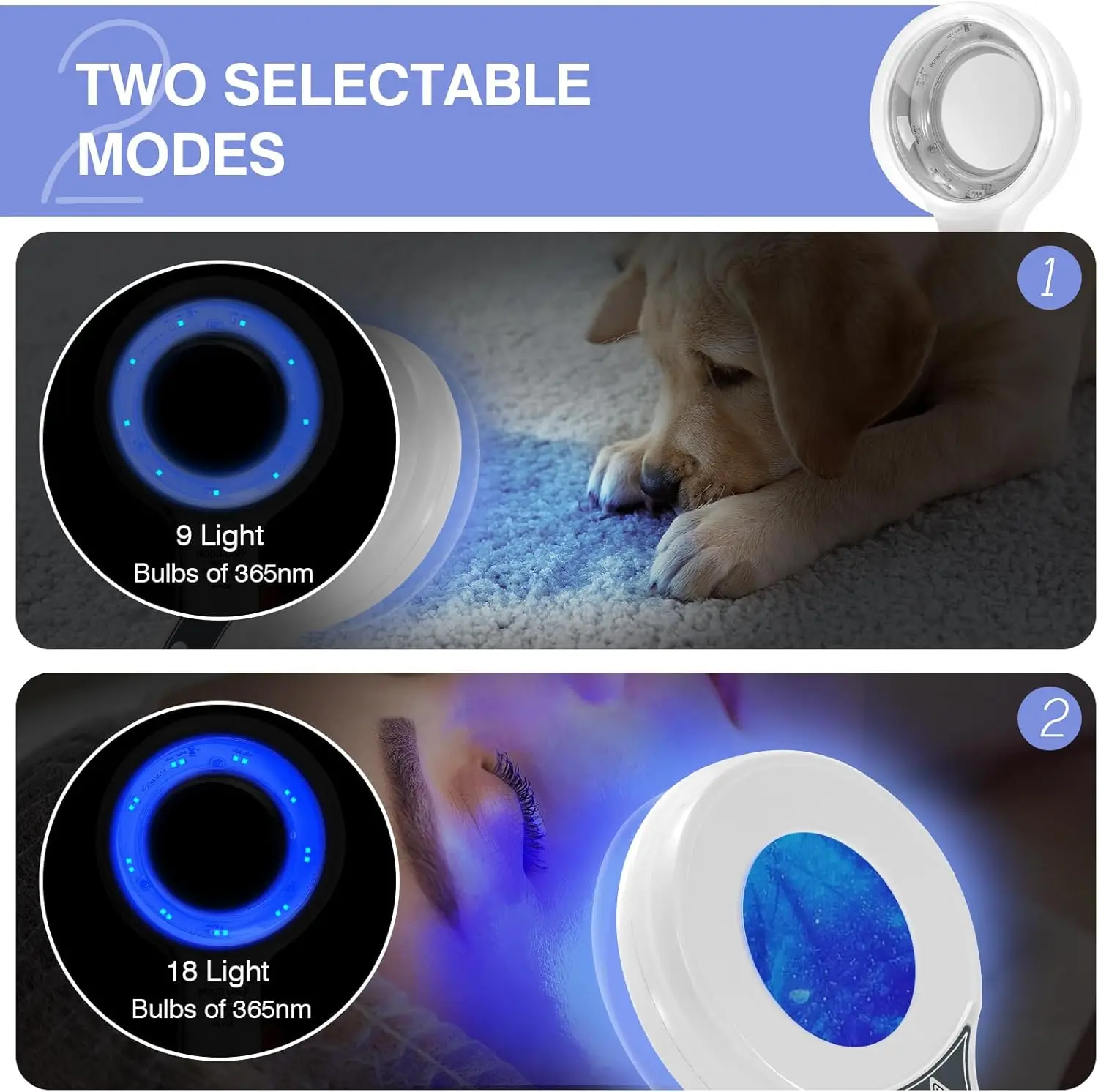 Madeira lâmpada analisador de pele para pele uv ampliação para beleza teste facial lâmpada de madeira luz análise da pele detecção cuidados com a pele