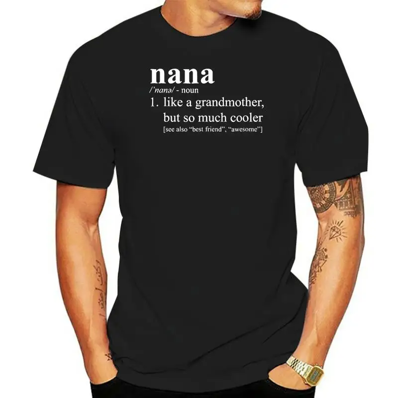 Gift T-Shirt-Women's T-Shirt-Black Nana Is Like So Much Cooler a Grandmother But