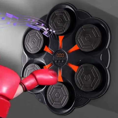 Musikboxningsmaskin Smart väggmonterad musikboxningsmusiktränare Boxningsmåltränare Fitnessboxningssäckträningsutrustning 12 best sales musikboxningsmaskin - №12