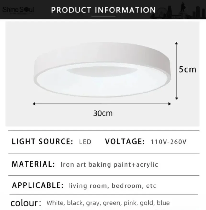 Imagem -06 - Moderno Circular Lâmpada de Teto Led Macaron Minimalista Grão de Madeira Escurecimento Remoto Luz Decorativa Sala de Estar Quarto Casa