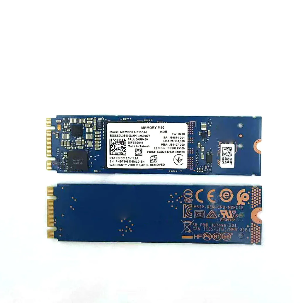 

original M10 M.2 2280 16GB SSD Compatible with laptops solid state drive PCIE NVME 3.0X2 Internal applied to Intel Optane Memory