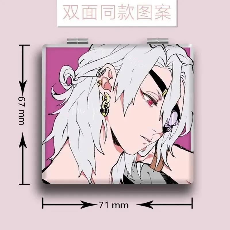 Demon Slayer Tomioka Giyuu Kochou Shinobu dwustronne składane lusterko kreatywne lusterko do makijażu z motywem anime, prezent