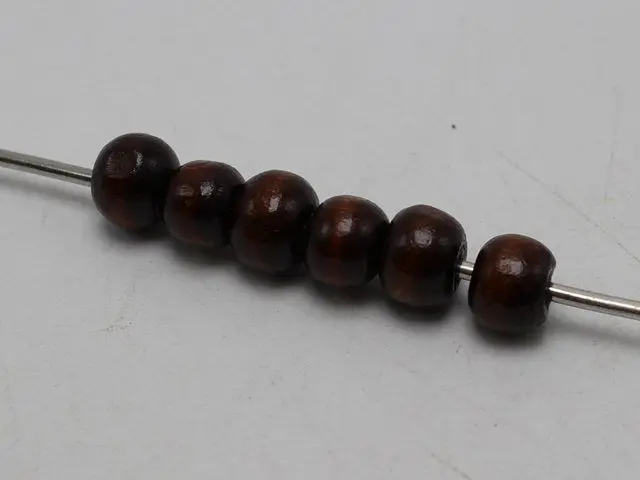 500 pcs Brown 8mm Round Wood Beads~Wooden beads Spacer Beads Jewelry Making