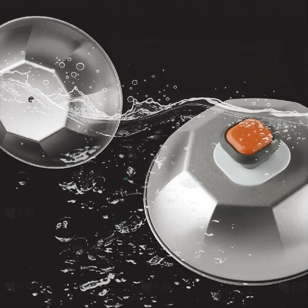 For Daily Life Cooking Stainless Steel Steak Lid Grilling Heat Retainer High Temperature Resistant Even Heat Distribution