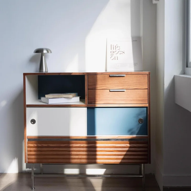 Color Restaurant Bücherregal Seitenschrank Spind