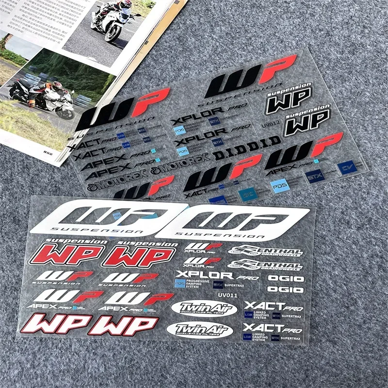 Nieuwe Wp Motorfiets Shocker Stickers Wp Ophanging Vork Demper Decal Motor Accessoires Voor Ktm Duke390 790 1290