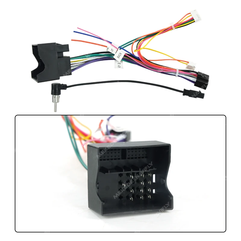 MEKEDE スコダ オクタビア 2008-2013 10インチ パネルキット ハーネス ファシア カーラジオ ベゼル フレーム マルチメディア ラジオパネル フレーム ケーブル