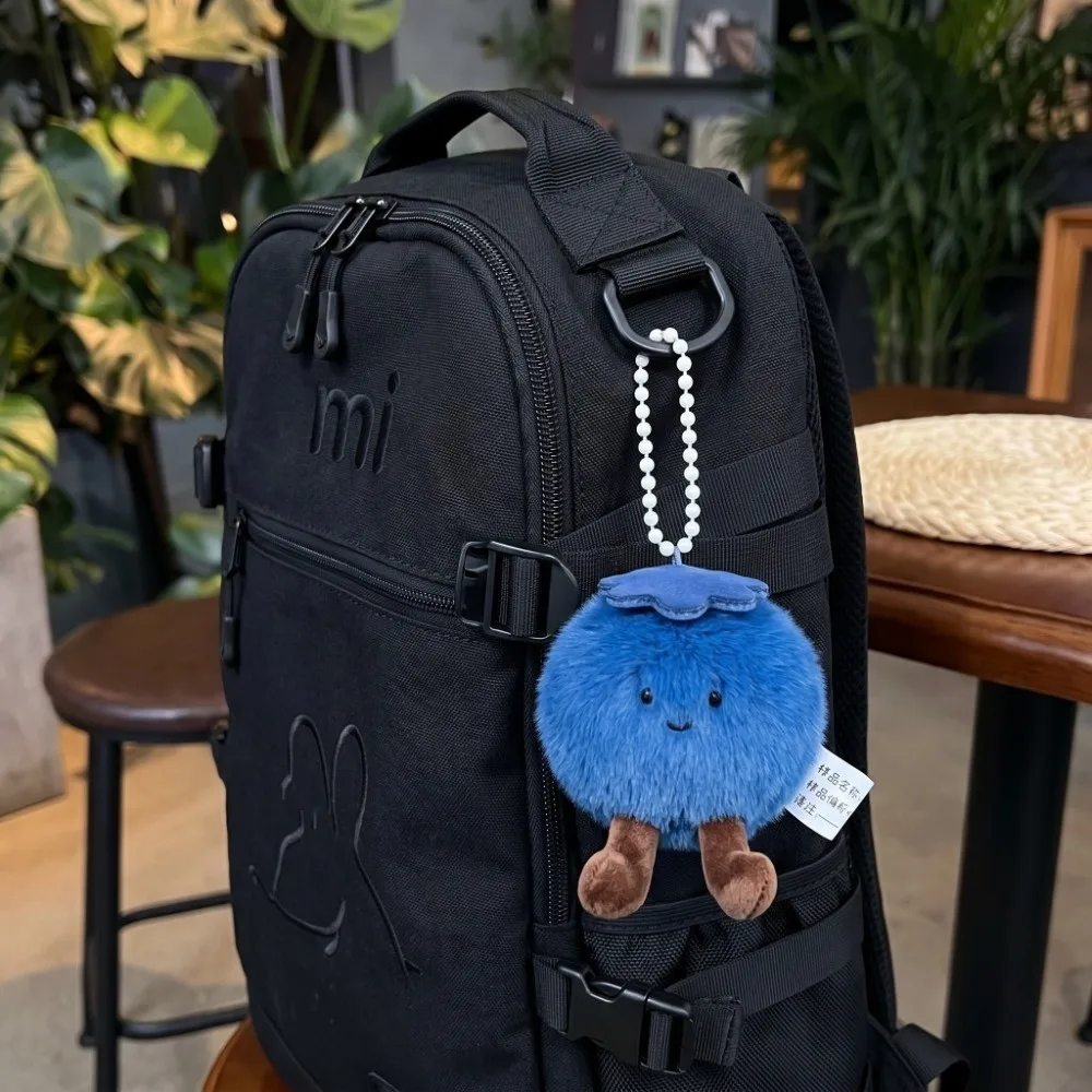 Simulation Blueberry Blueberry Plush Doll Pendant Soft PP Cotton Blueberry Plush Keychain Cute Lovely Blueberry Plush Bag Charm
