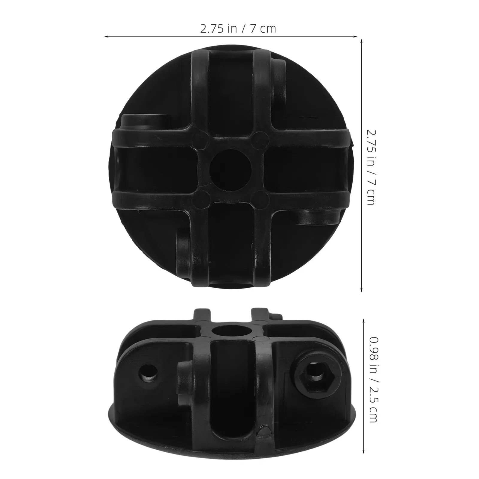 4-Way Plastic Roof Centre Bracket Canopy Replacement Tent Connector for Pavilion Gazebo Pop Up Tent Frame Parts