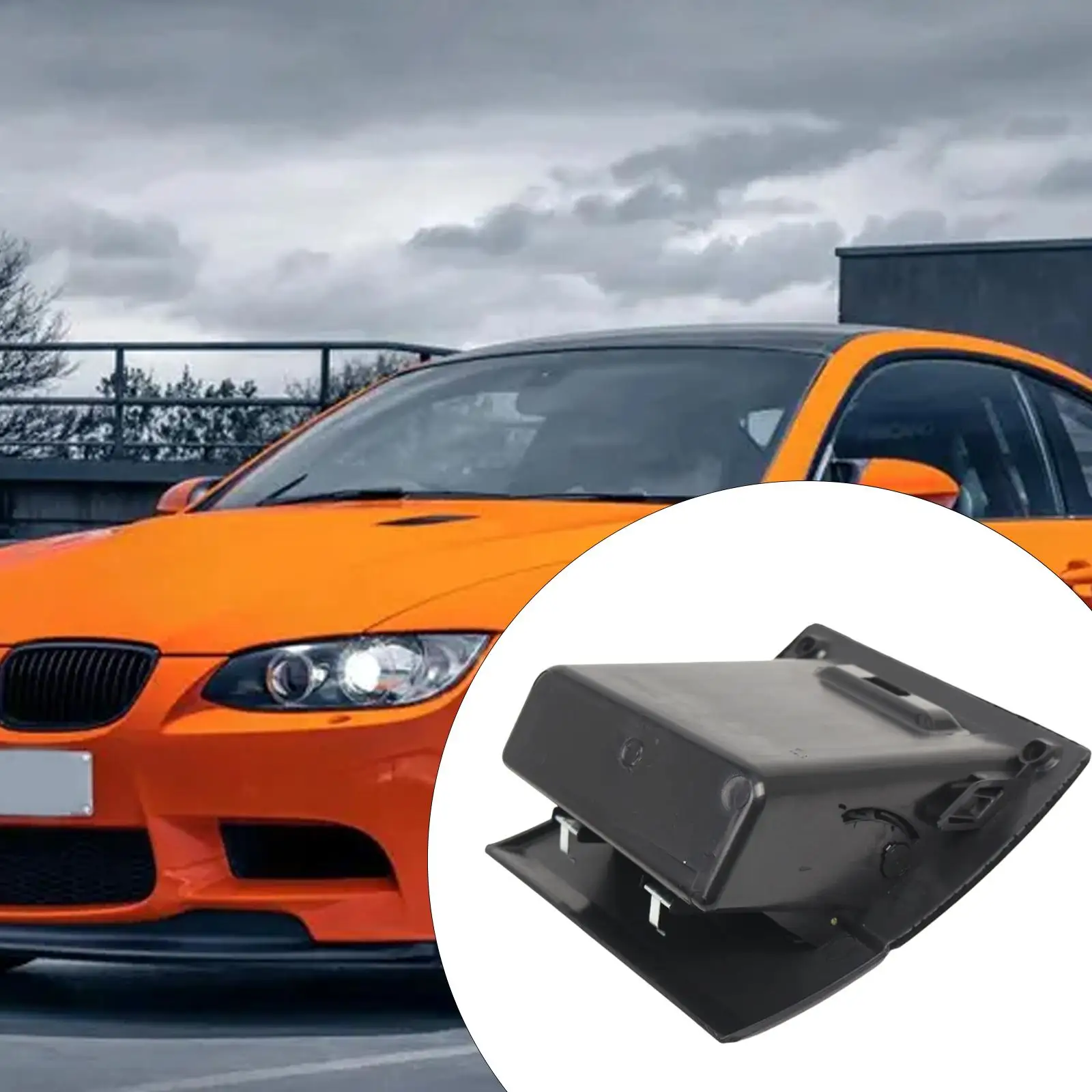 

Storage Box Under The Steering Wheel Container 7132865 Easy to Install Phones Pouch Accessory Replacement Interior Decoration