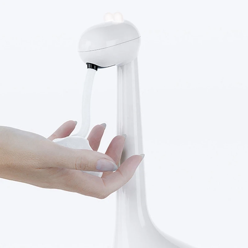 Dispensador de jabón inteligente para jirafas, contenedor de jabón líquido de gran capacidad, espuma de inducción inteligente, 300Ml