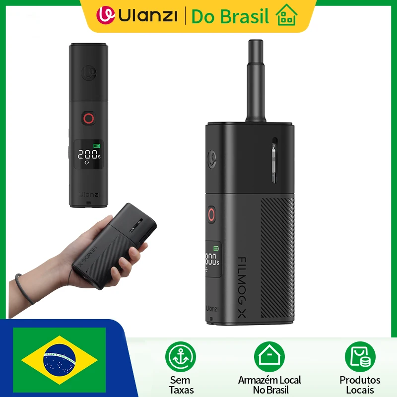 Máquina de Fumaça Portátil Ulanzi FILMOG X FM02 30W, Máquina de Névoa de Gelo Seco, Efeito Denso para Vídeo e Fotografia