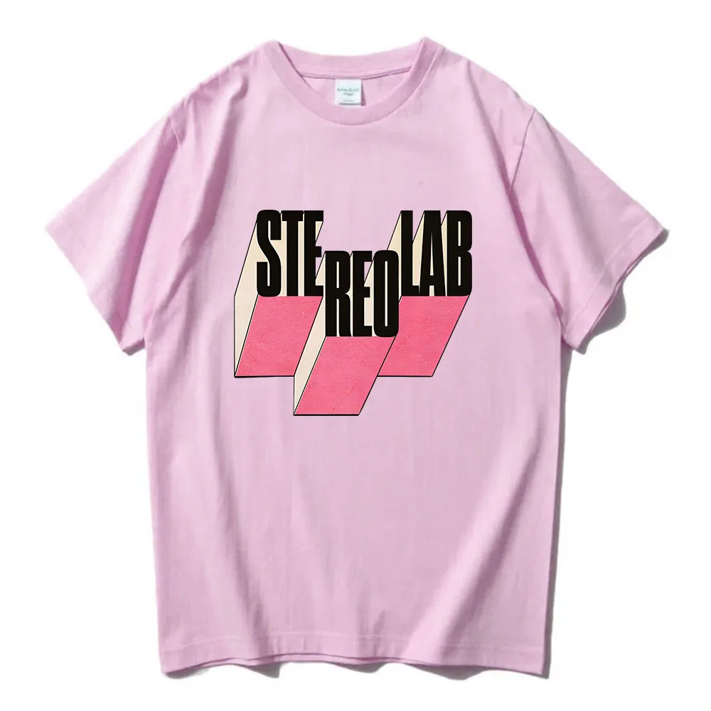 Stereolab Ologrammi Istantanei Logo T-shirt Manica Corta Estate O-Collo Magliette Moda Casual Unisex Streetwear Hip Hop Abbigliamento Uomo