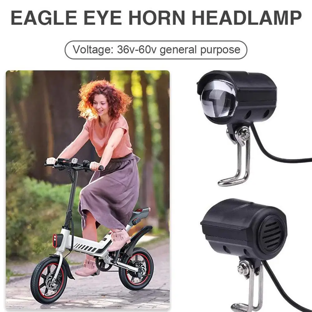 

Водонепроницаемая фара 36-72 В, передняя фара, светодиодная лампа для электрического скутера, электровелосипеда, аксессуары для электрических мотоциклов H8P1