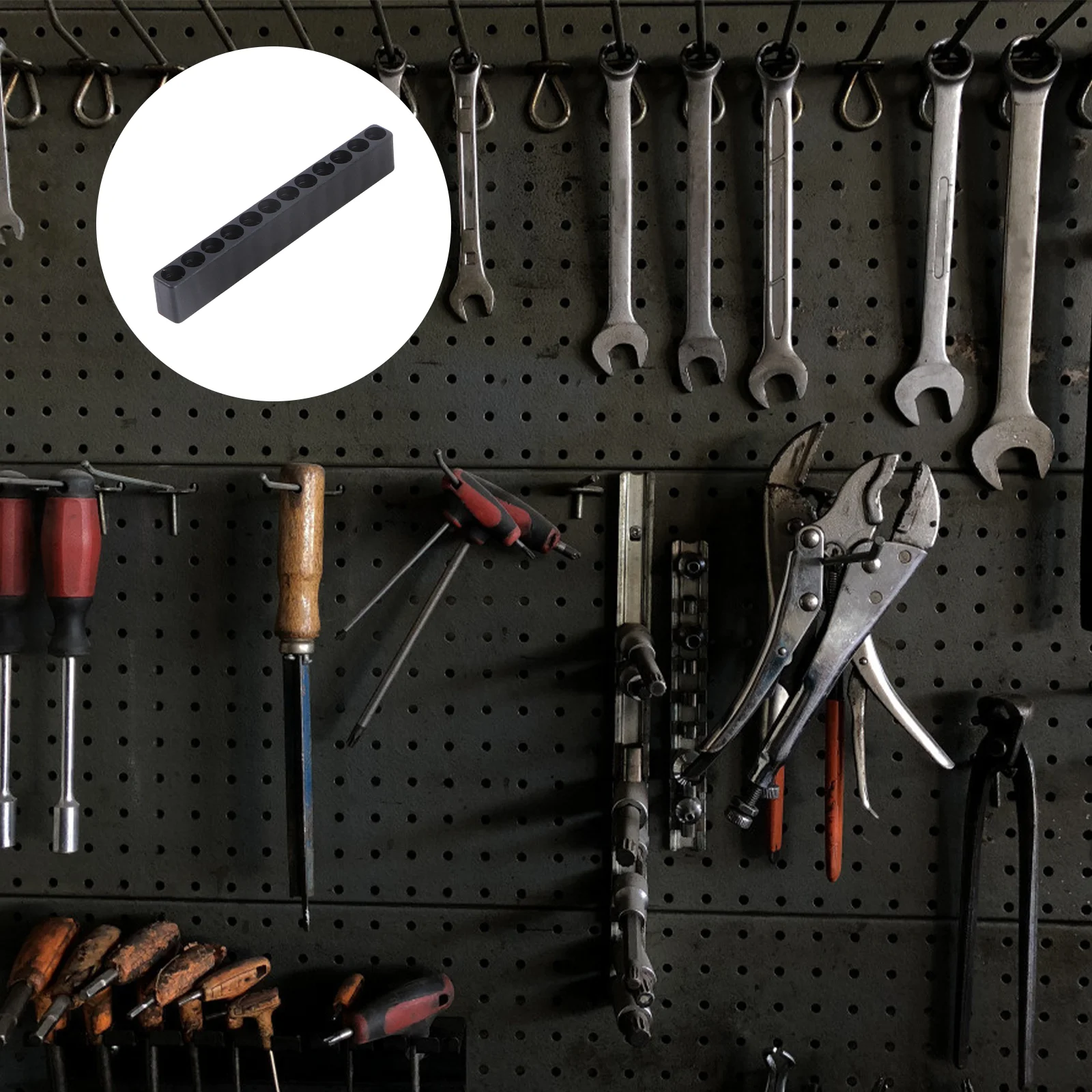 

10pc Hex Organize Drill Heads 6 35mm Screwdriver Hex Screw Bits Holder Storage Case Screw Bits Stand for Hardware