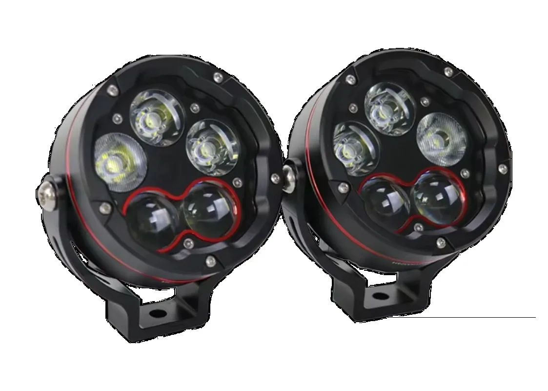Motorcycle Front Fog Light High Bright Headlight Aluminum Alloy IPX8 Waterproof 7 Lens for W 1200/1250 GS/ADV Factory Price