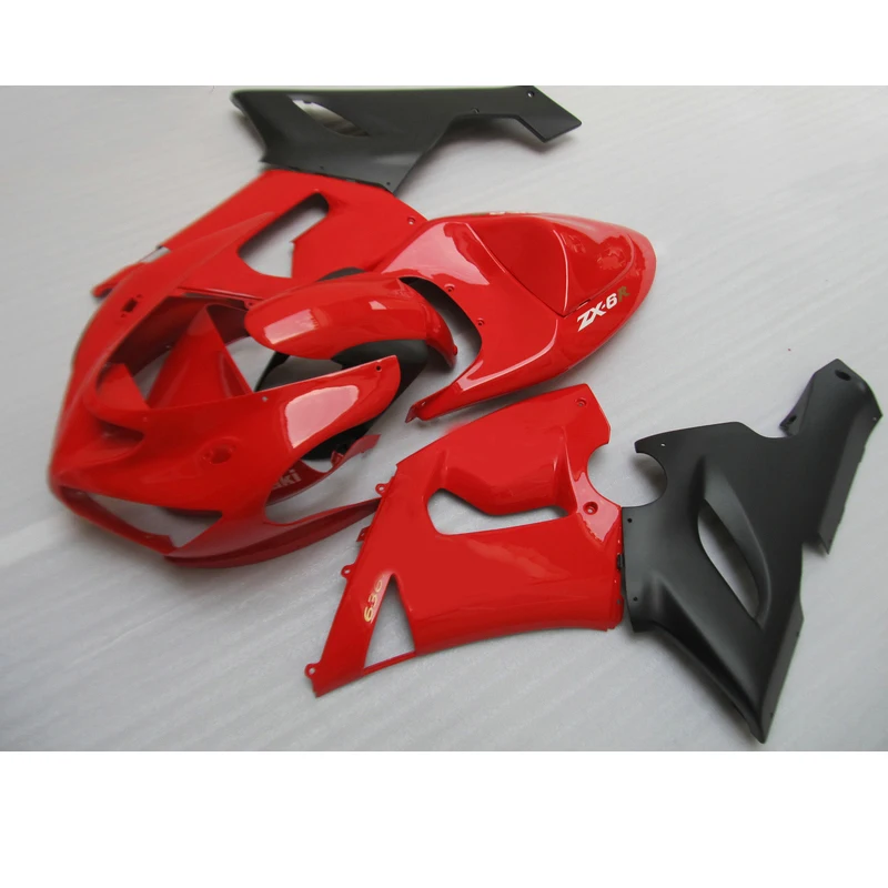 Injection Fairings for Kawasaki Ninja ZX6R 2005 2006 Top Selling ABS Plastic Street Motorcycle Fairing Kit ZX 6R 05 06