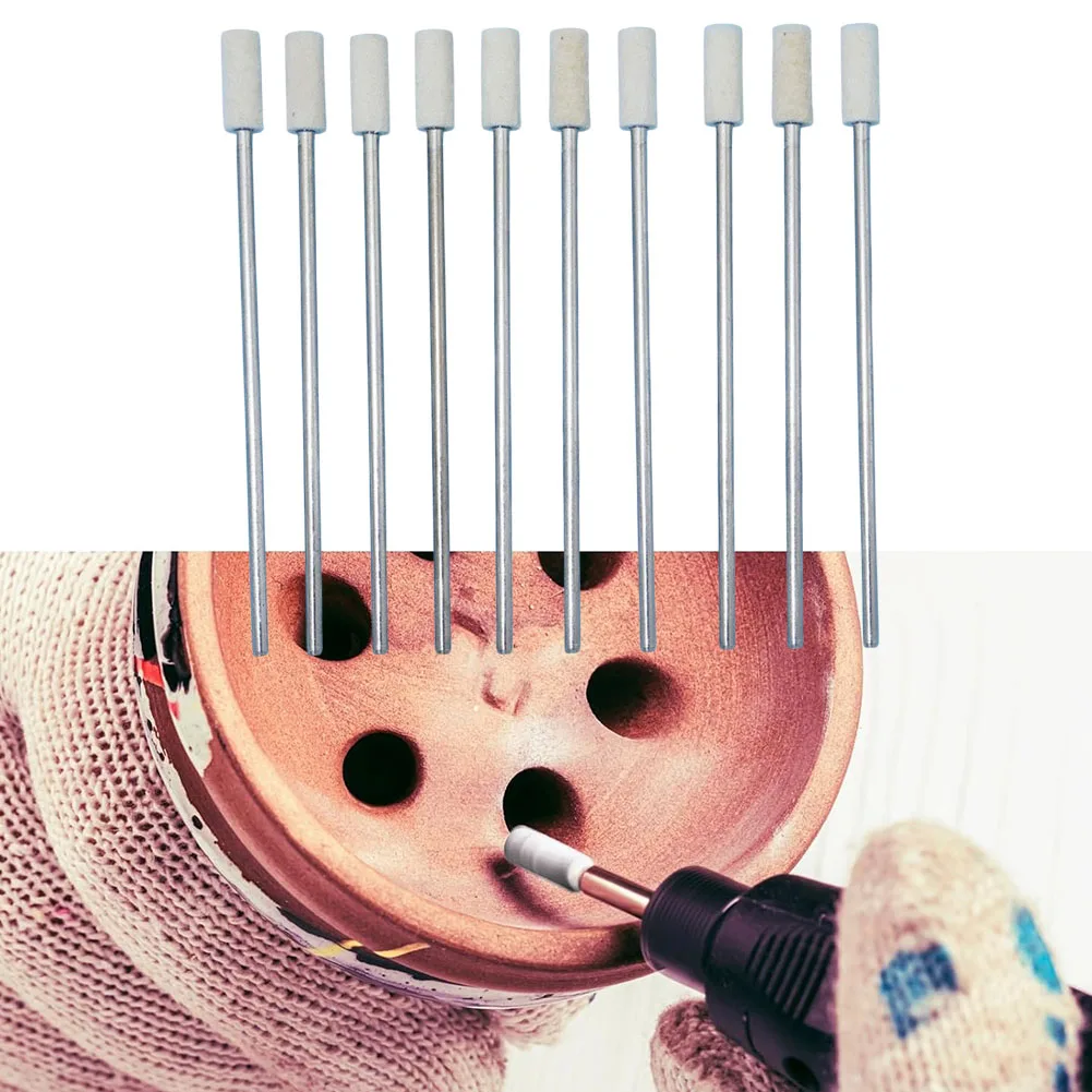 Jewelry Polishing White, Silver Rotary Tools Accessories Felt Polishing Wheels For Rotary Tools Grinding Wheels