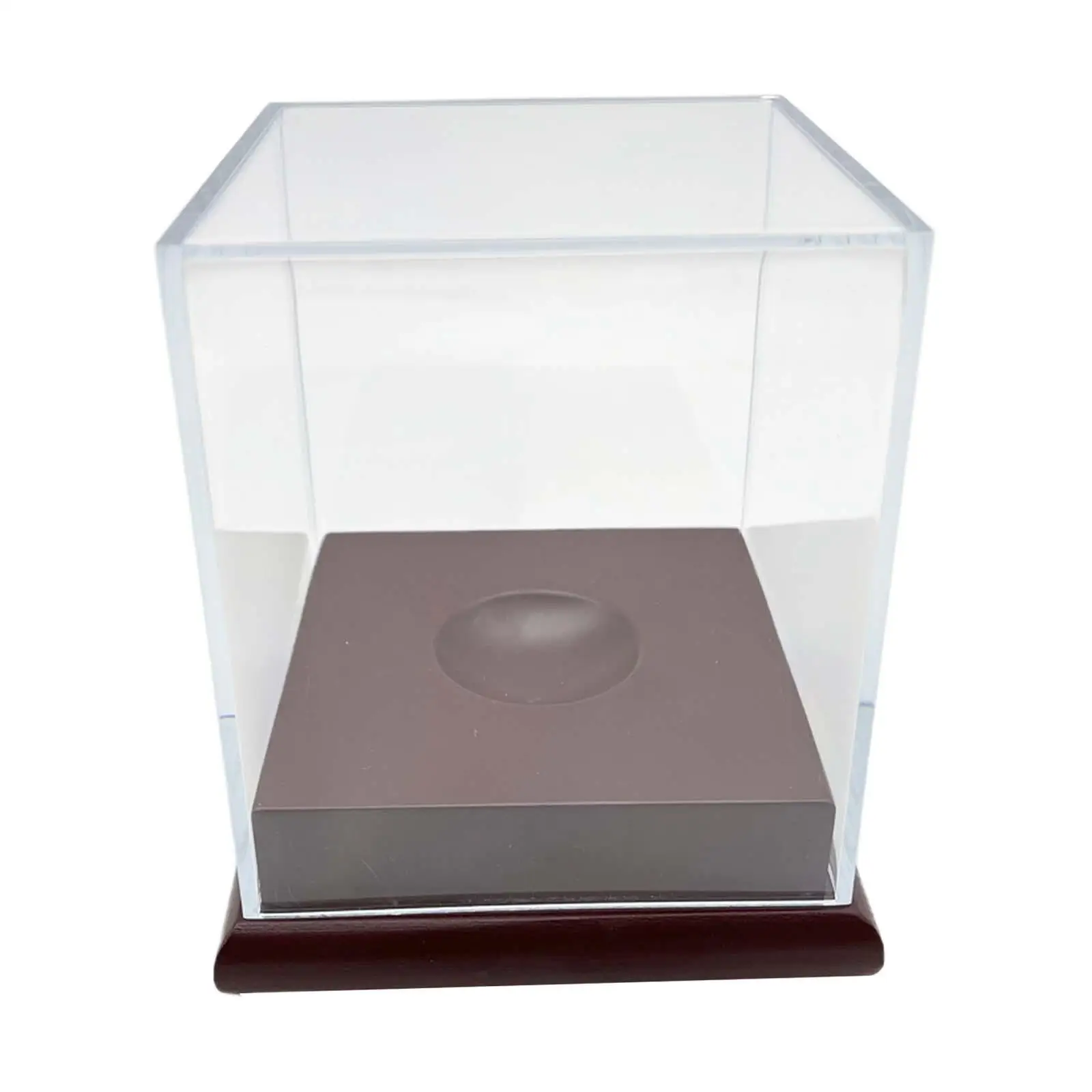 Baseball Display Case Clear for Softball Display Dustproof Protection Memorabilia Baseball Collectibles Fits Standard Size Ball