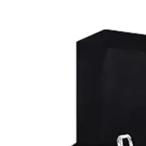 

1pc Black 210D Oxford Waterproof Dust Cover With Elastic Cord For 1760lbs Hydraulic Lift Table Cart Kitchen Storage Protector