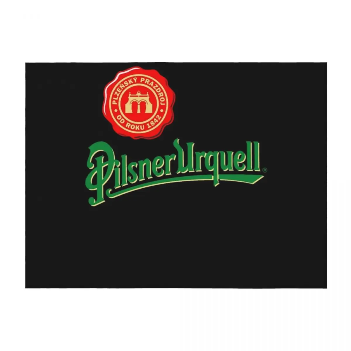 

pilsner urquell beer lager asahi breweries beer food brewery logo Throw Blanket Cute Plaid Thermal Blankets