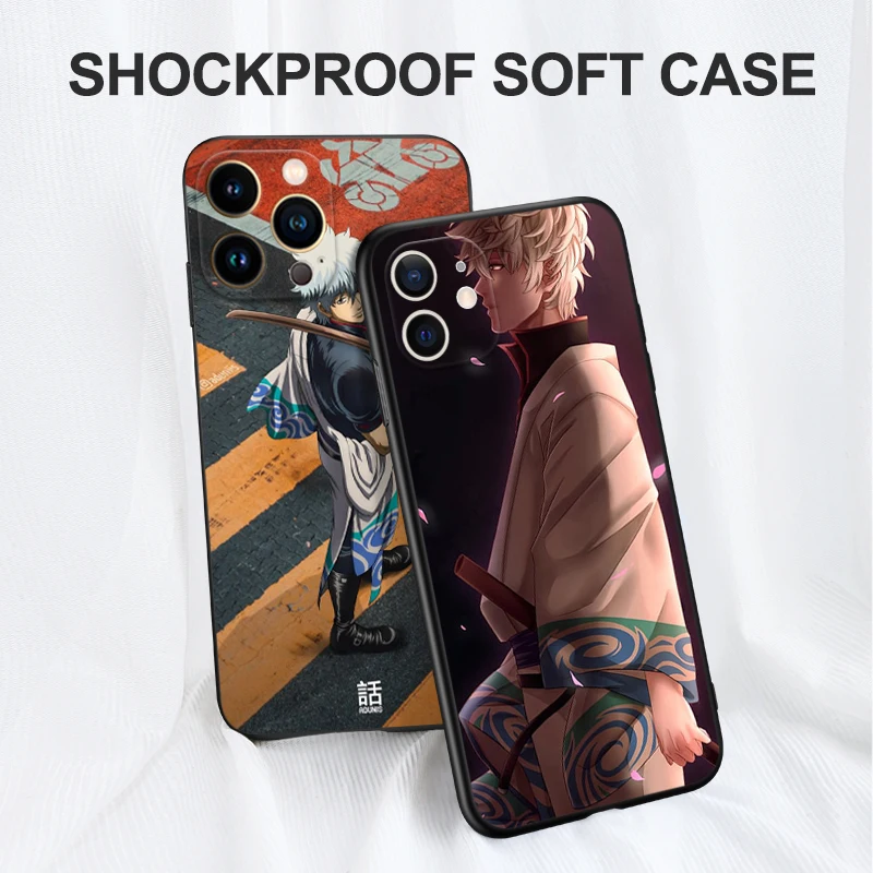 Black Tpu Case For ZTE blade A3 A5 A7 2019 A31 lite plus A51 A71 A7S V2020 L210 L8 smart vita 2022 v30 Gintama Sakata Gintoki