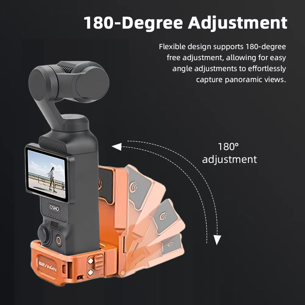 For DJI OSMO POCKET 3 Protection Frame Aluminum Extend Adapter Quick Release Cold Shoe Mount Housing Shell POCKET3 Accessories