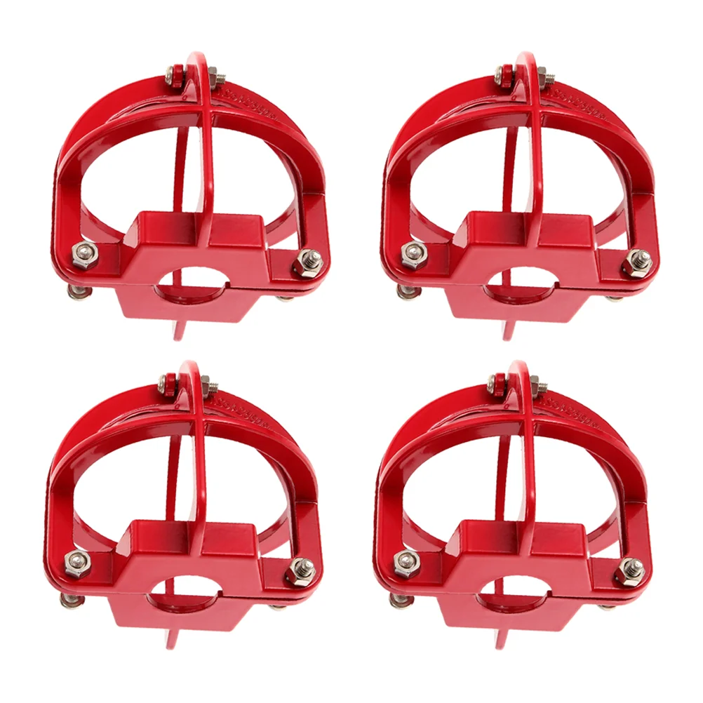 4 Pcs Sprinkler Head Protection Frame Fire Extinguishing Cover Heads Covers Ceiling Protector Guards Protective