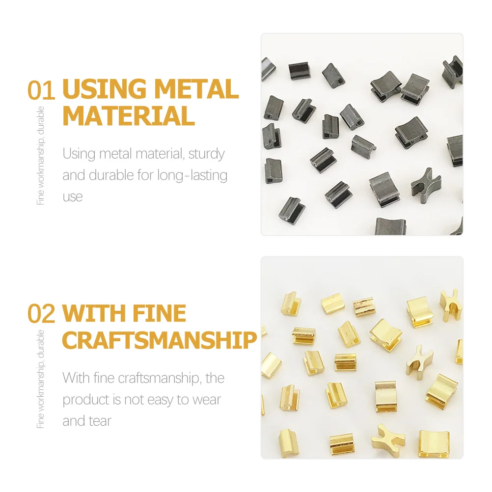 

1 set 1 Set Metal Stops Replacement Kit For Clothing Repairing Durable Zipper Repair Accessories Sewing Zipper Stops Tools