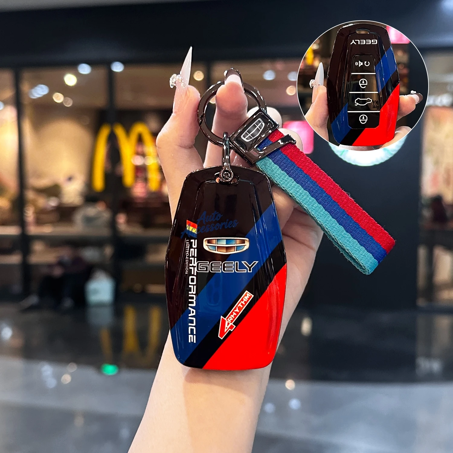 High-end Car Key Case Cover Shell Holder Protection For Geely Okavango Coolray Atlas Monjaro Tugella Emgrand GT S Proton X50 X70