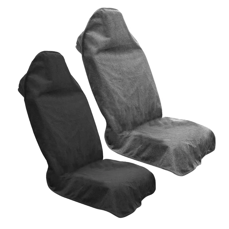 H7BD Waterproof Sweat Towel Car Cover for Post Gyms Workout, Running,Universal Antislip Bucket Protectors