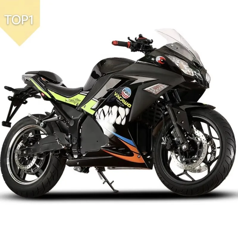 

2025 New Style 10000W Motor 120A Lithium Battery Electric Motorcycle Speed 140km/h