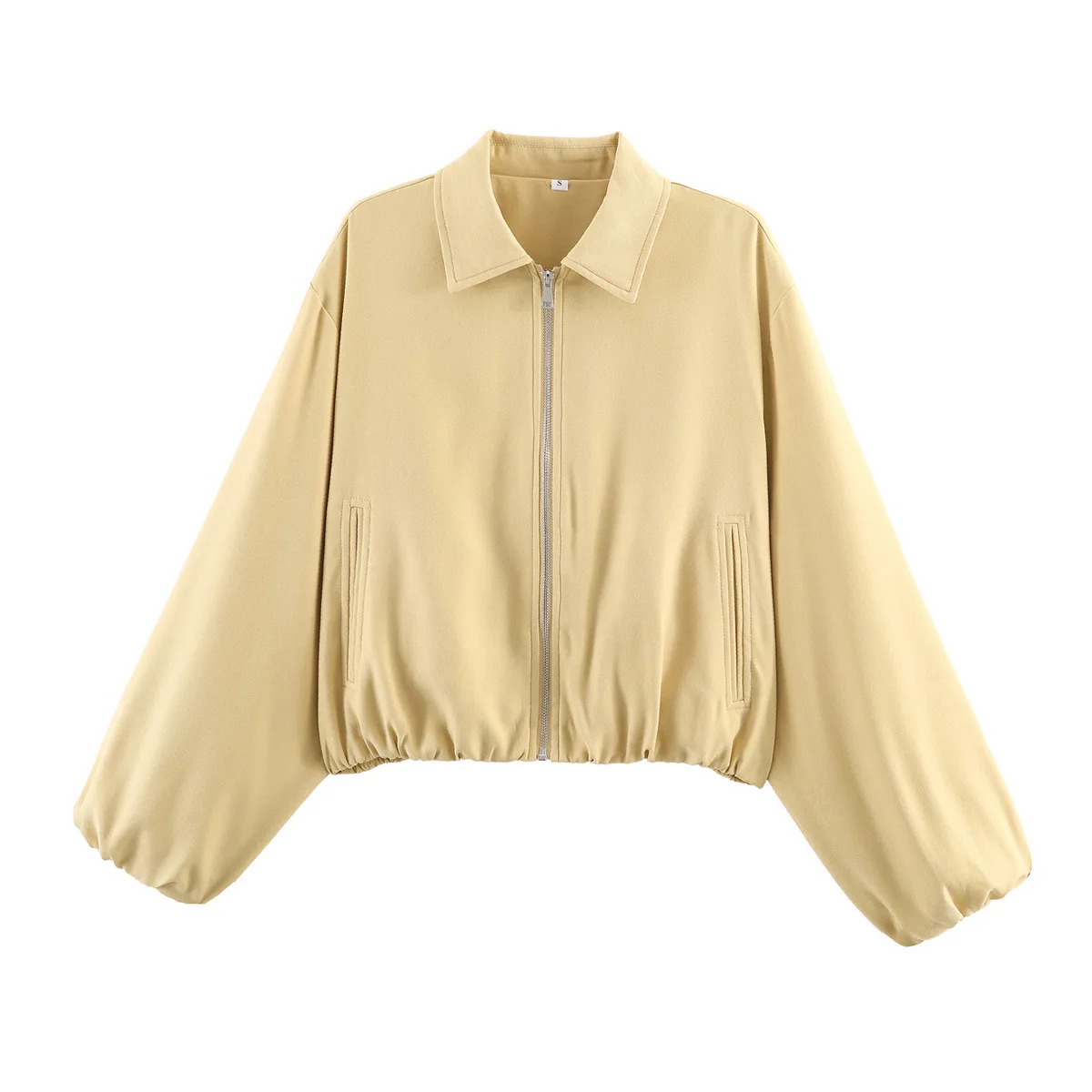 European and American Style Wholesale Women's Clothing Fashionable and Versatile Temperament Cross-border Fluffy Zipper Jacket