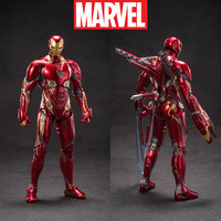 ZD Marvel Avengers Toys Iron Man nanometre War armor MK50 MARK50 Action Figure 7 Inches Mark Joint Movable Dolls