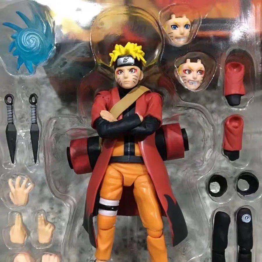 14cm Naruto Anime Figuras de Ação Uzumaki Naruto PVC Brinquedos Coletor Modelo Boneca Presente de Aniversário
