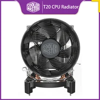 Cooler Master T20 CPU Cooler 2 tubos de calor CPU procesador radiador para LGA 775/1150/1151/1155/1156/1200 AMD AM4 Cooler para PC