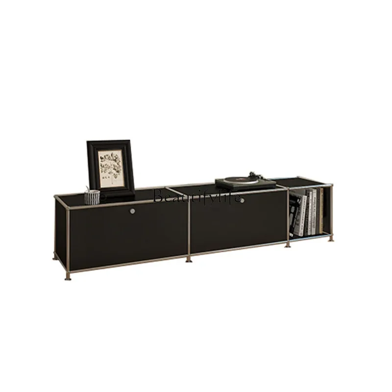 

ls 27TV cabinet module custom stainless steel assembly cabinet household living room