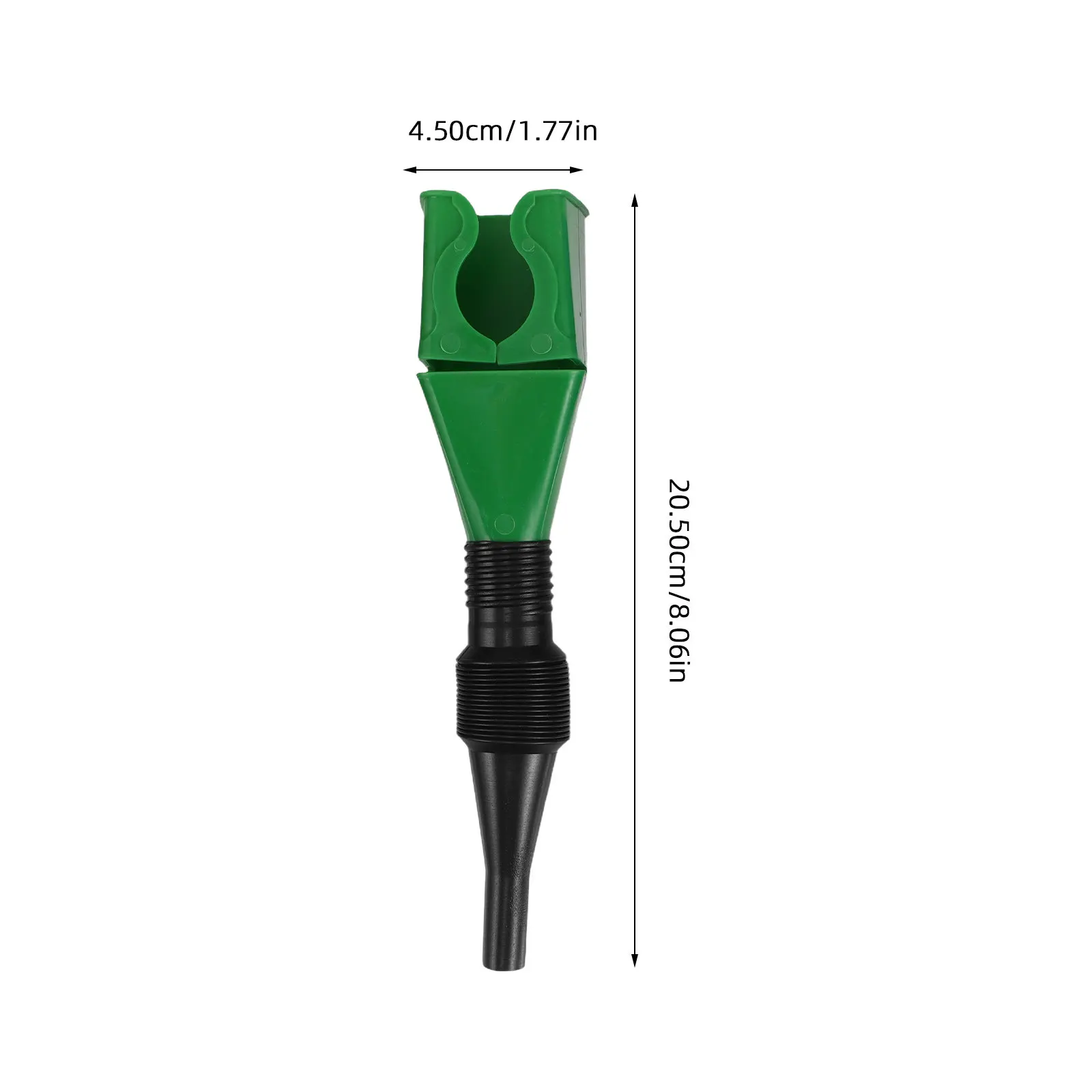 4Pcs Portable Plastic Foldable Oil Funnel Collapsible Flexible Hose Clip Spill Proof for Motorcycle Car Refueling Automotive